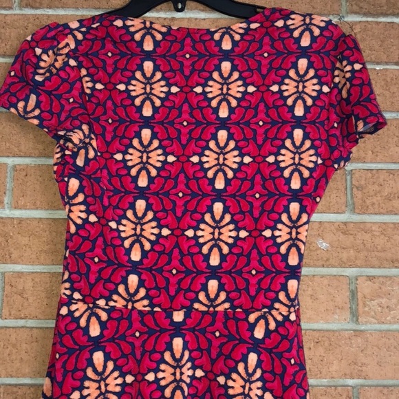 🎈NWT LEOTA🎈LULA PETITE TERAZZO JERSEY DRESS🎈 - Picture 6 of 9